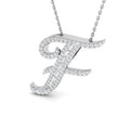 Initials Diamond Ring 0.32ct – SP5504-F – 18k White Gold