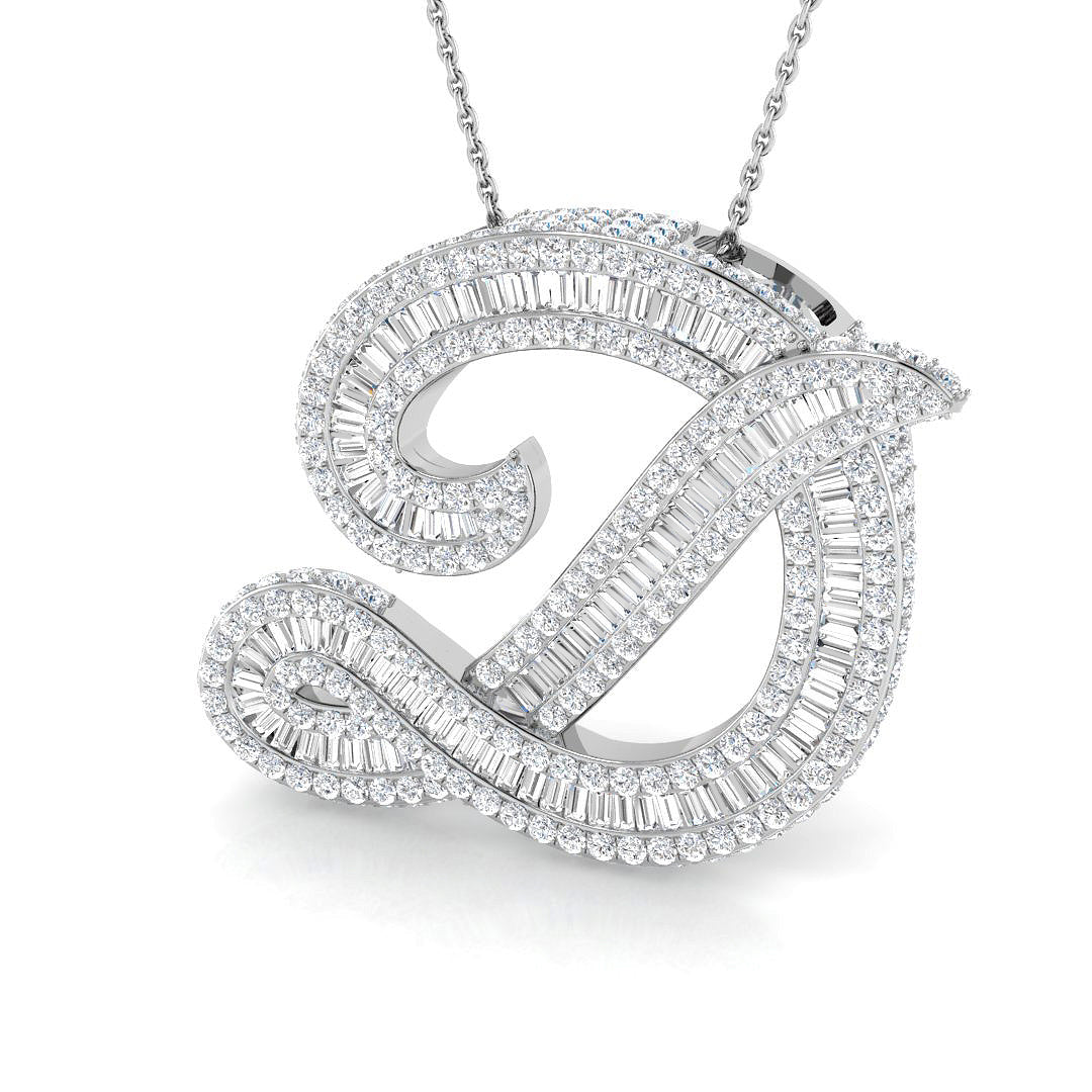 Initials Diamond Ring 3.47ct – SP5704-D – Platinum