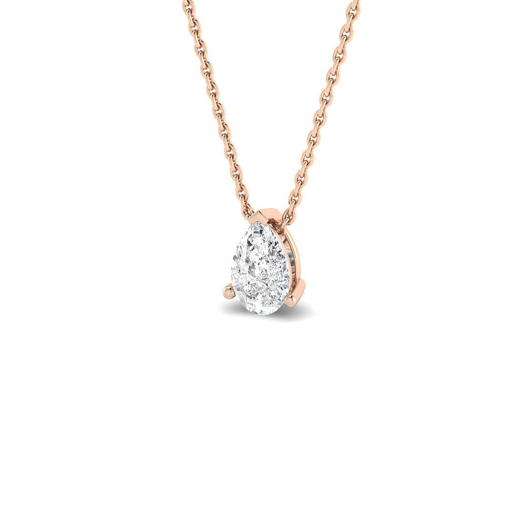 Solitaire Lab-Grown Diamond Ring 0.49ct–1.01ct – SP6198 – 18k Rose Gold