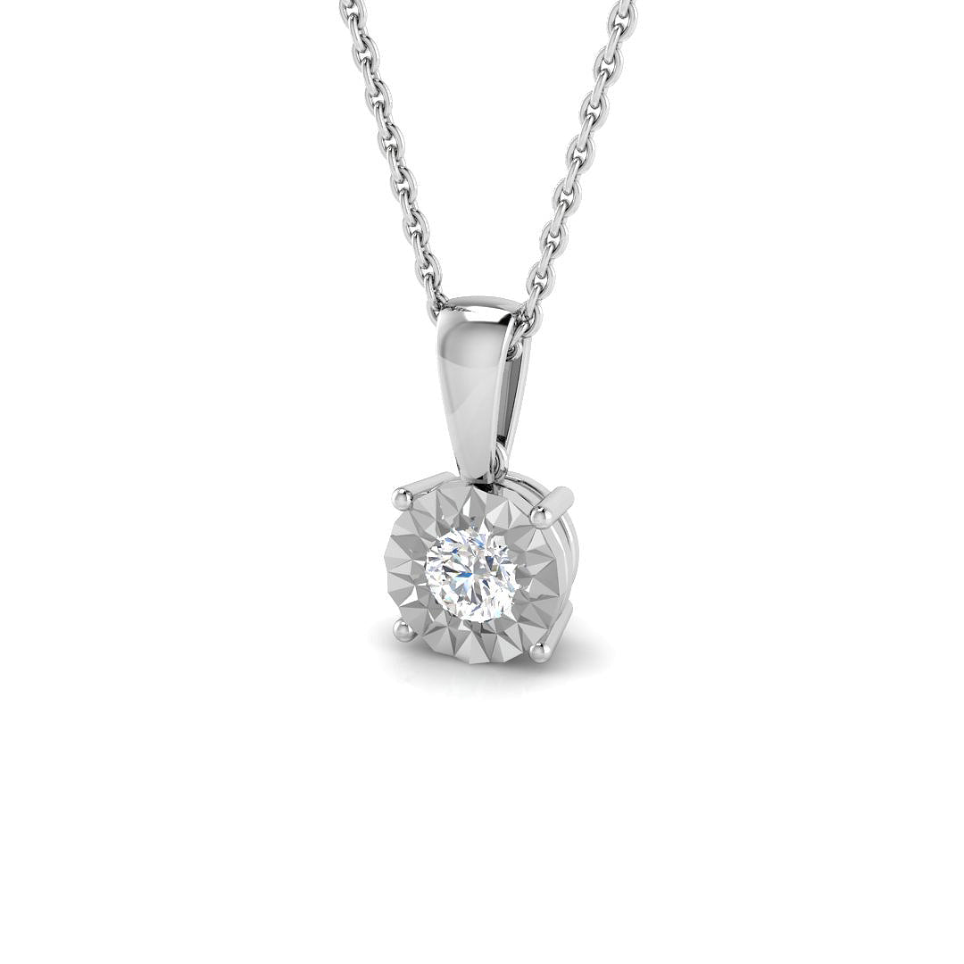 Solitaire Diamond Ring 0.04ct–0.16ct – SP6347 – 18k White Gold