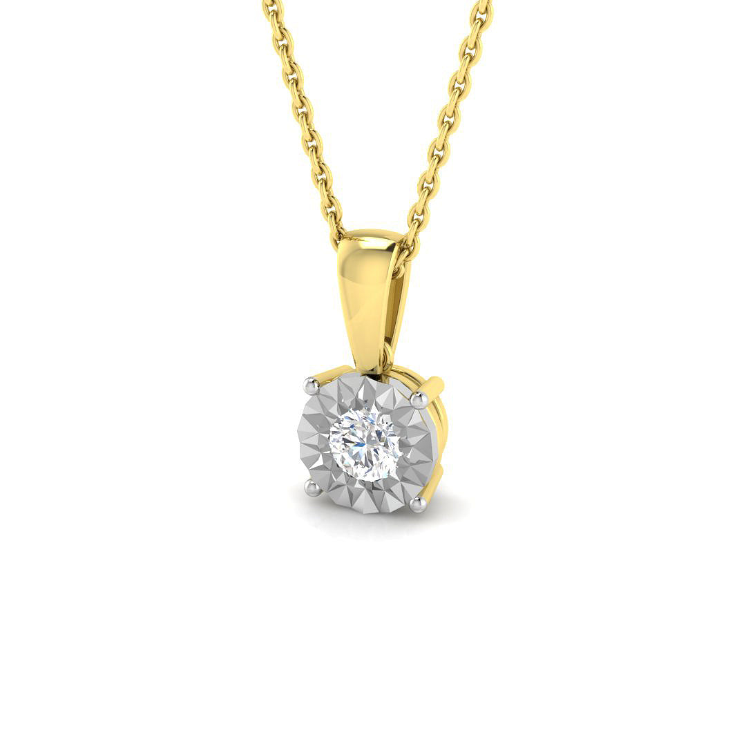 Solitaire Diamond Ring 0.04ct–0.16ct – SP6347 – 18k Yellow Gold