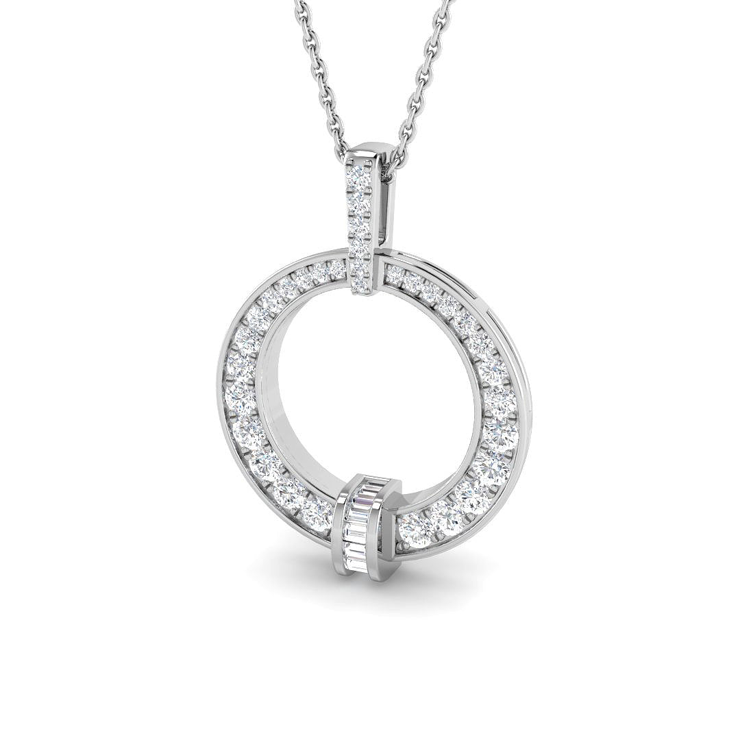 Circle of Life Diamond Ring 0.55ct – SP6537 – 18k White Gold