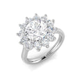 Engagement Diamond Ring 3.54ct – SR1151 – 18k White Gold