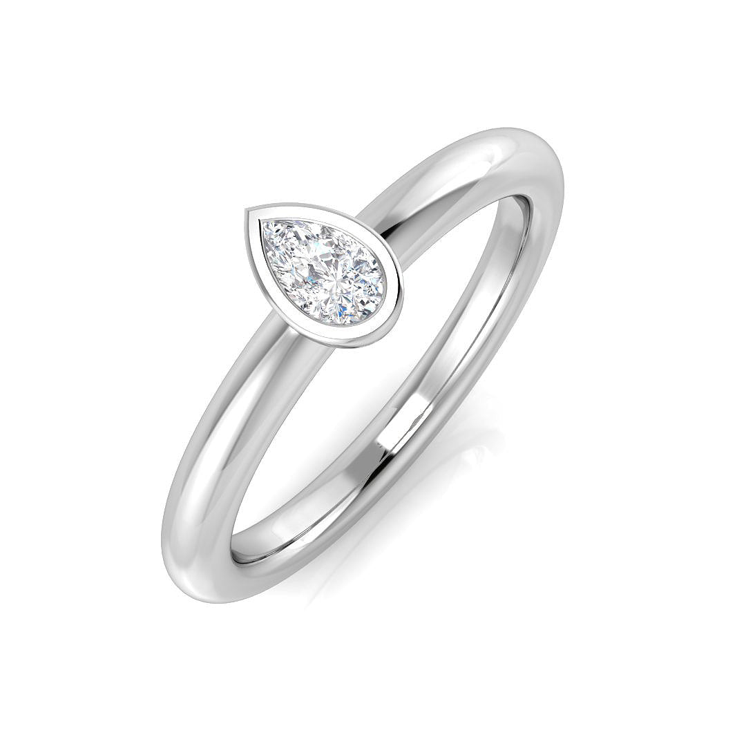 Engagement Diamond Ring 0.16ct–0.24ct – SR1164 – 18k White Gold