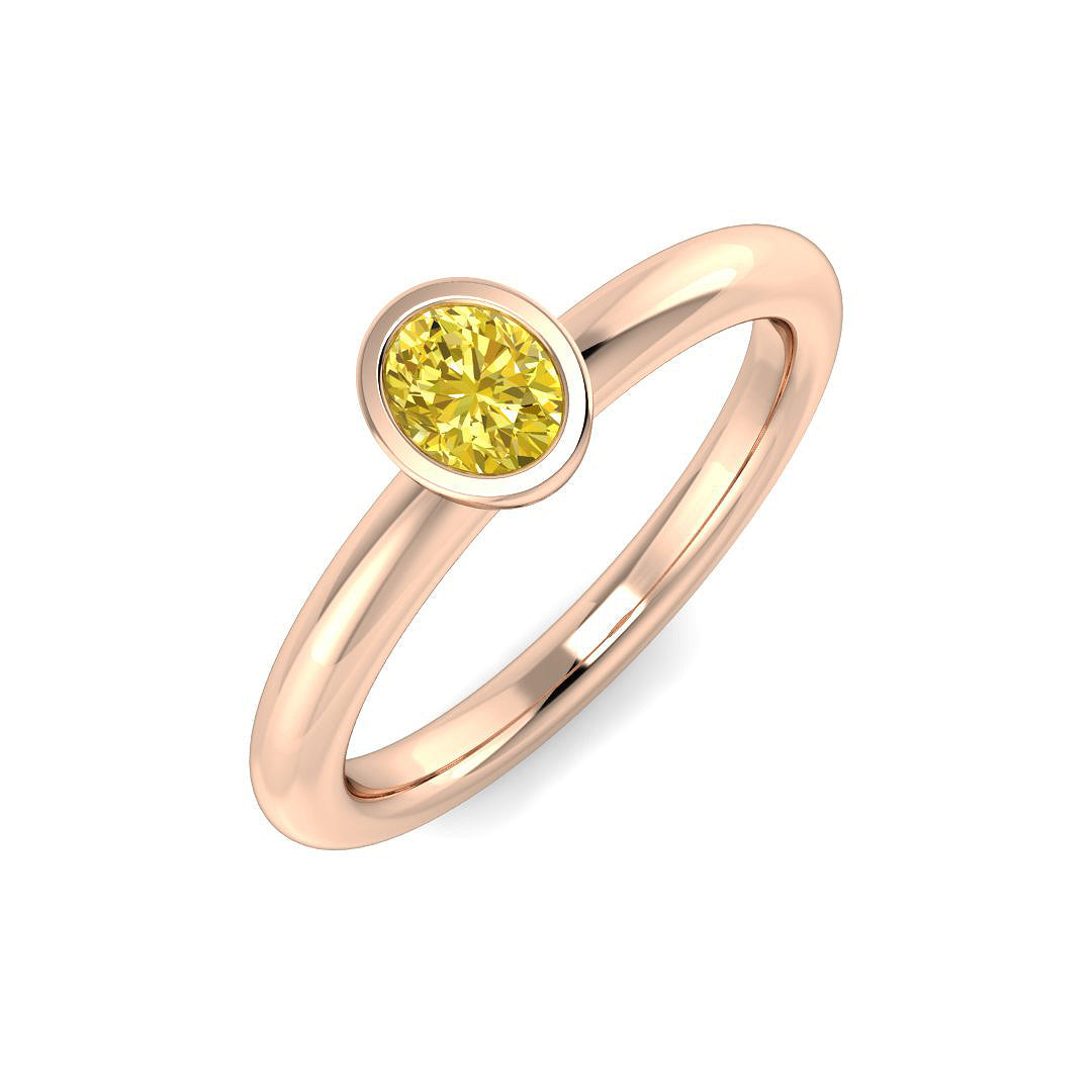 Engagement Diamond Ring 0.29ct – SR1169 – 18k Rose Gold