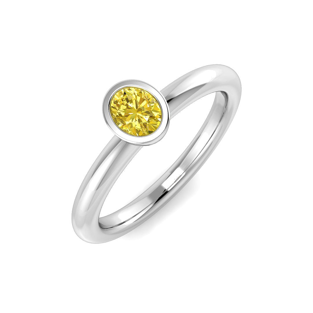 Engagement Diamond Ring 0.29ct – SR1169 – 18k White Gold