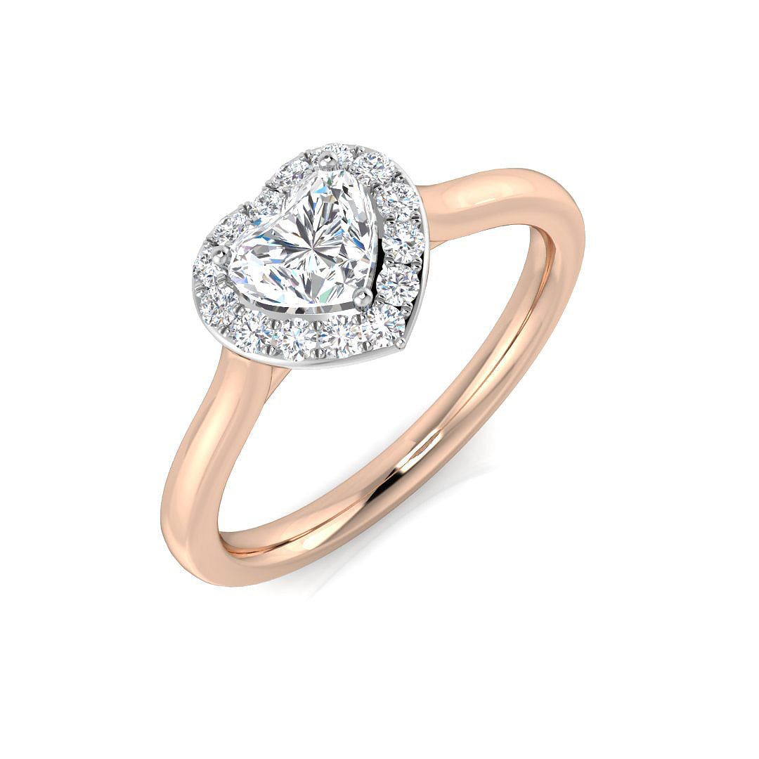 Engagement Diamond Ring 0.48ct – SR1269 – 18k Rose Gold