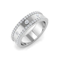Half Eternity Diamond Ring 0.56ct–0.6ct – SR1335 – 18k White Gold
