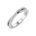 Pave Diamond Ring 0.1ct–0.3ct – SR1347 – 18k White Gold