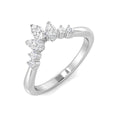 Wishbone Diamond Ring 0.43ct – SR1500 – 18k White Gold