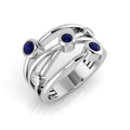 Bubble Diamond Ring 0.54ct – SR1578~BS – 18k White Gold