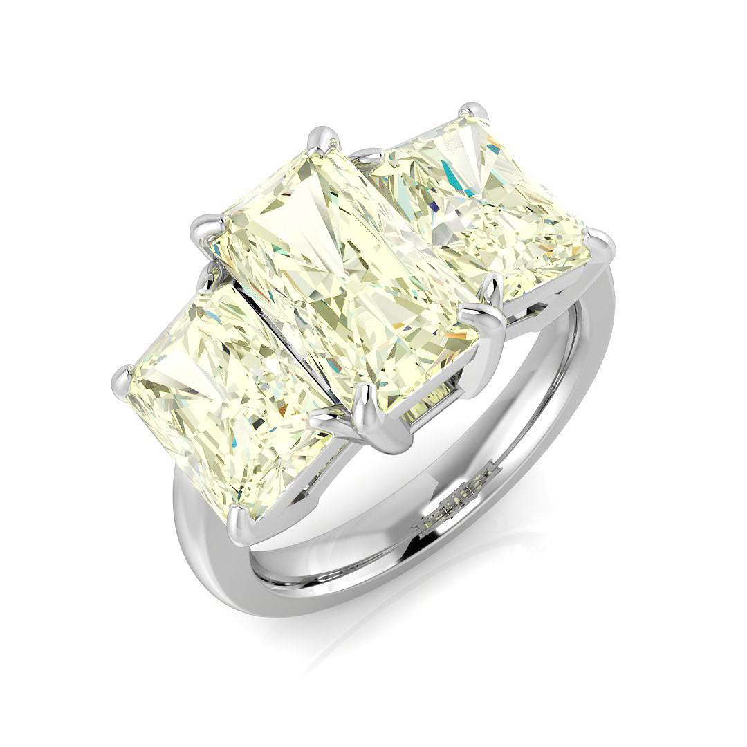 Three Stone Diamond Ring 6.46ct – SR1785 – Platinum