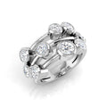 Bubble Diamond Ring 2.26ct – SR2163 – 18k White Gold