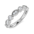 Half Eternity Diamond Ring 0.4ct – SR2793 – 18k White Gold