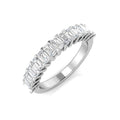 Half Eternity Diamond Ring 1.16ct – SR2811 – 18k White Gold
