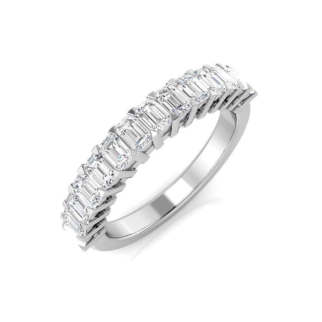 Half Eternity Diamond Ring 1.16ct – SR2811 – 18k White Gold