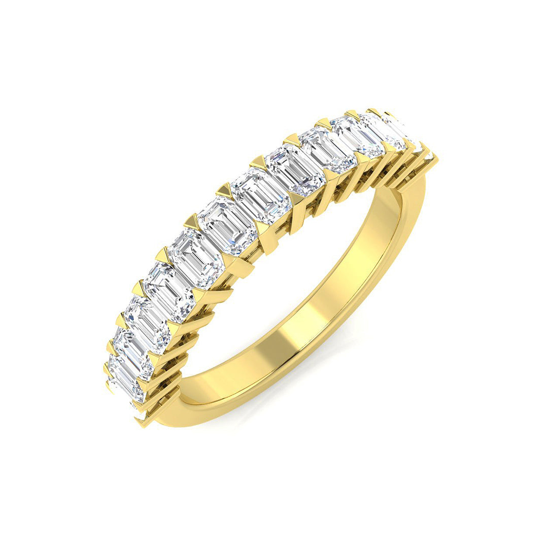 Half Eternity Diamond Ring 1.16ct – SR2811 – 18k Yellow Gold