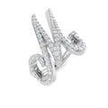 Initials Diamond Ring 0.72ct – SR2940-M – 18k White Gold