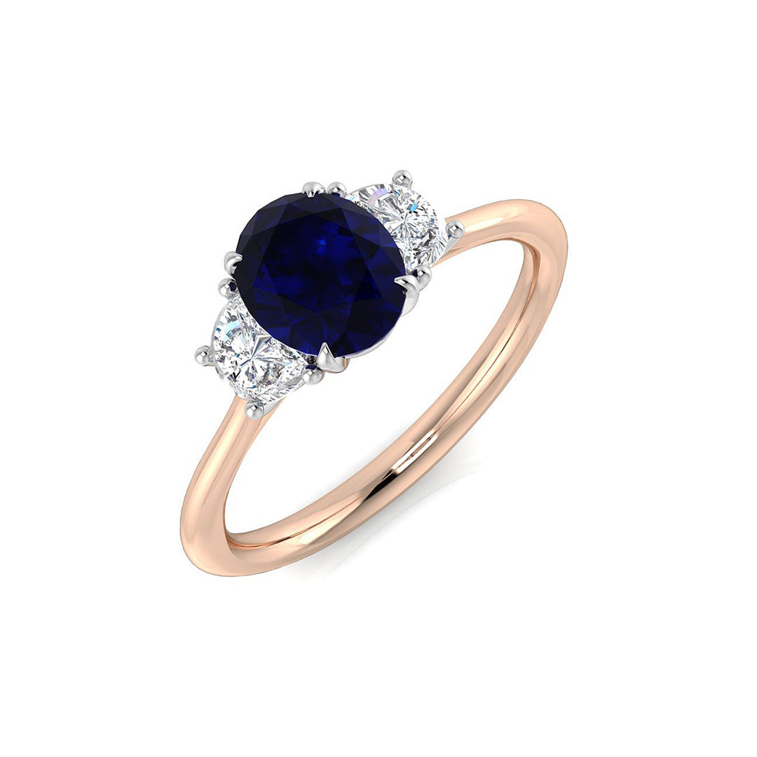 Three Stone Diamond Ring 1.5ct – SR3110~BS – 18k Rose Gold