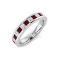 Ruby Diamond Ring 1.15ct – SR3180~RY – 18k White Gold
