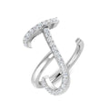 Initials Diamond Ring 0.38ct – SR3260-J – 18k White Gold