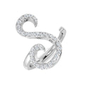 Initials Diamond Ring 0.4ct – SR3260-S – 18k White Gold