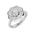 Multi Stone Diamond Ring 1.55ct–1.92ct – SR3492 – 18k White Gold