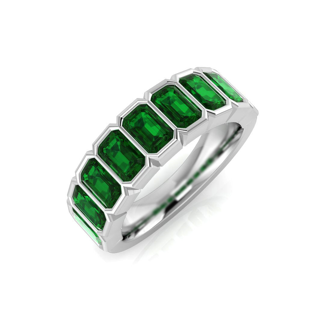 Eternity Diamond Ring 2.33ct – SR3525~EM – 18k White Gold