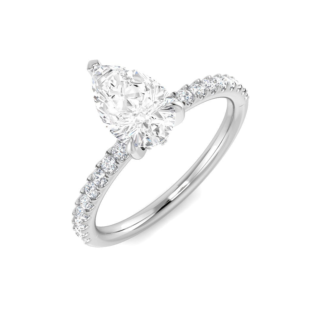Engagement Lab-Grown Diamond Ring 1.27ct – SR3794 – 18k White Gold