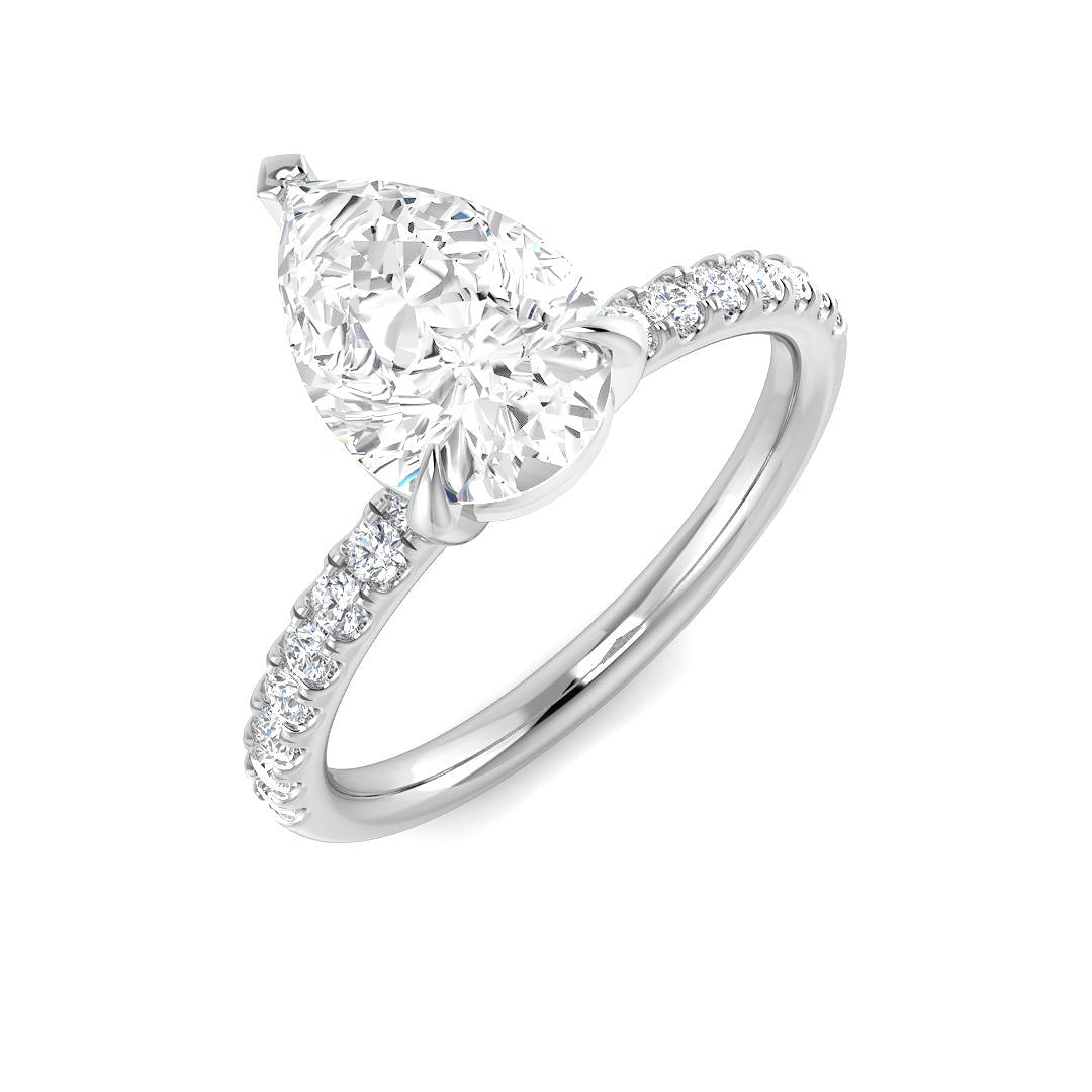 Engagement Diamond Ring 0.79ct–3.3ct – SR1373 – 18k White Gold