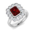 Engagement Diamond Ring 2.5ct – SR3913~RY – 18k White Gold