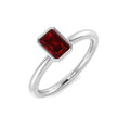 Ruby Diamond Ring 0.56ct – SR412~RY – 18k White Gold