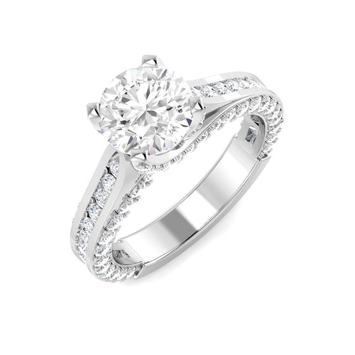 Engagement Lab-Grown Diamond Ring 2.25ct – SR4338 – 18k White Gold