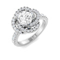 Fancy Lab-Grown Diamond Ring 1.6ct – SR4339 – 18k White Gold