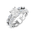 Fancy Lab-Grown Diamond Ring 2.75ct – SR4344 – 18k White Gold