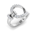 Fancy Diamond Ring 0.69ct – SR4368 – 18k White Gold