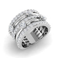 Bubble Diamond Ring 1.65ct – SR4509 – 18k White Gold
