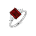 Ruby Diamond Ring 2.31ct – SR475~RY – 18k White Gold