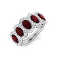 Ruby Diamond Ring 2.78ct – SR631~RY – 18k White Gold