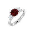 Ruby Diamond Ring 1.74ct – SR708~RY – 18k White Gold
