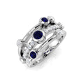 Bubble Diamond Ring 0.81ct – SR971~BS – 18k White Gold