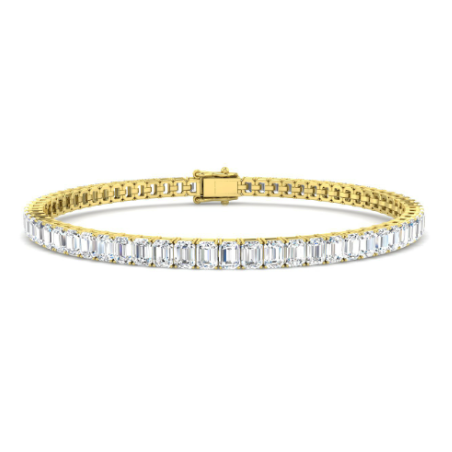Riviera Line Bracelet - Yellow Gold