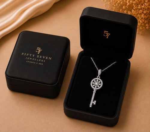 Key pendant necklace in 57 Jewellers box