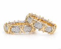 Diamond Pavé X-Cross Ring - product shot