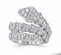 Diamond Serpent Wrap Ring - product shot