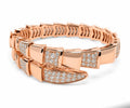 Diamond Pavé Serpent Wrap Bracelet product shot in rose gold