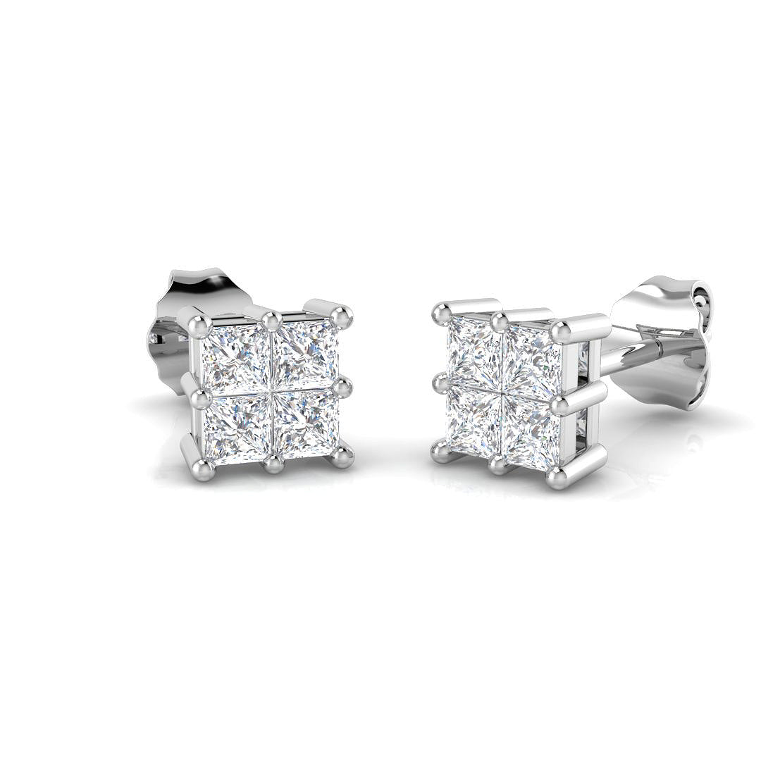 Shape Diamond Ring 0.58ct – XYE1107 – 18k White Gold