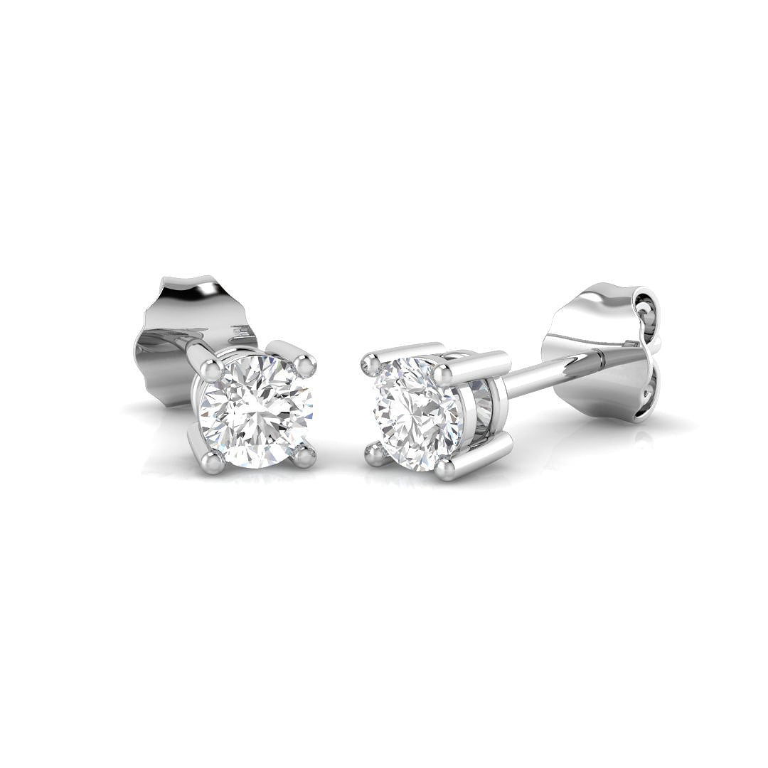 Solitaire Diamond Ring 0.39ct – XYE3362 – 18k White Gold