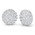 Cluster Diamond Ring 3.93ct – XYE3535 – 18k White Gold