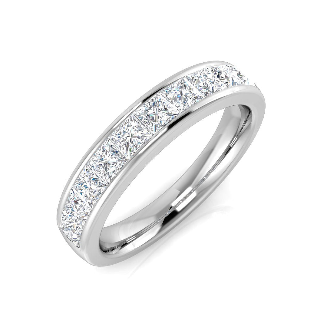 Half Eternity Diamond Ring 0.93ct–1.0ct – XYR11892 – 18k White Gold